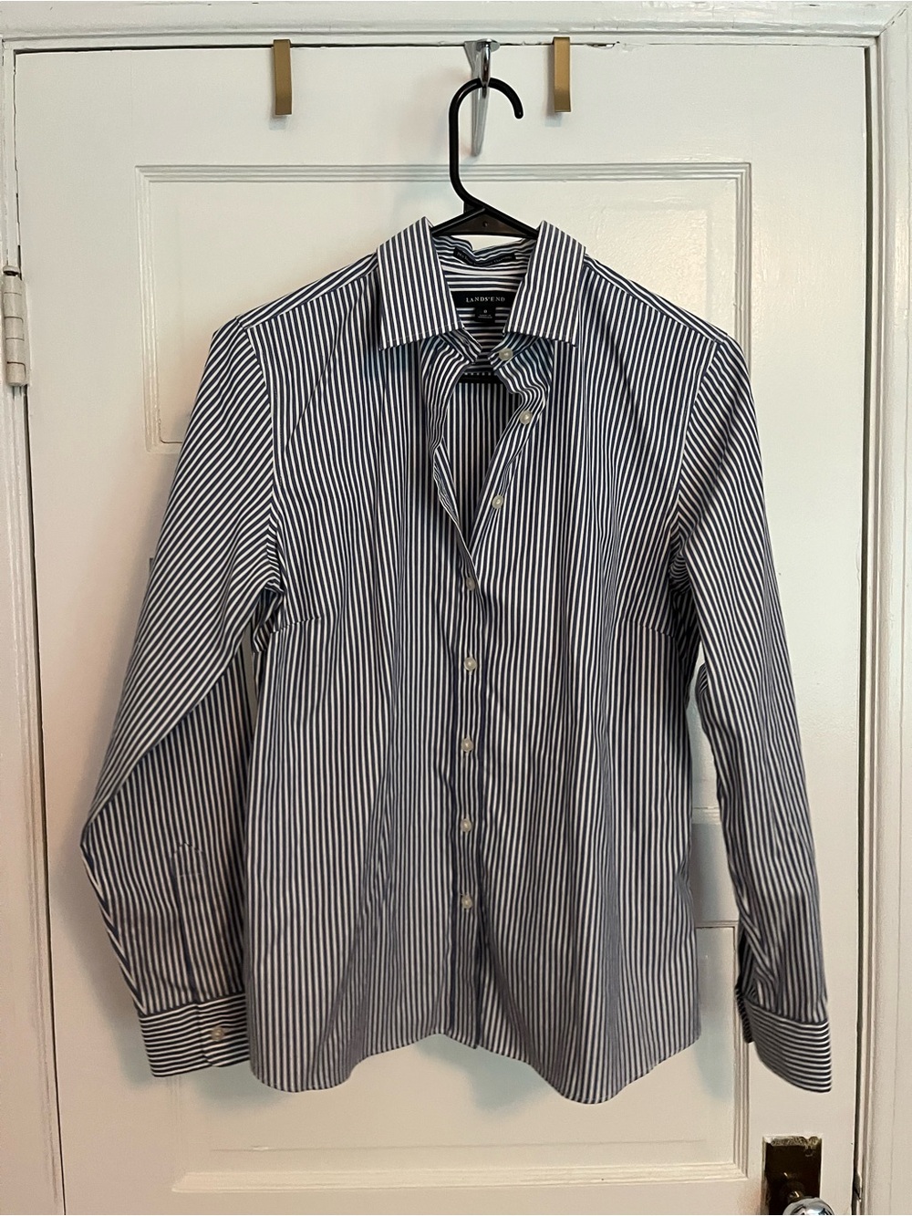 Lands' End No Iron Pinpoint Oxford